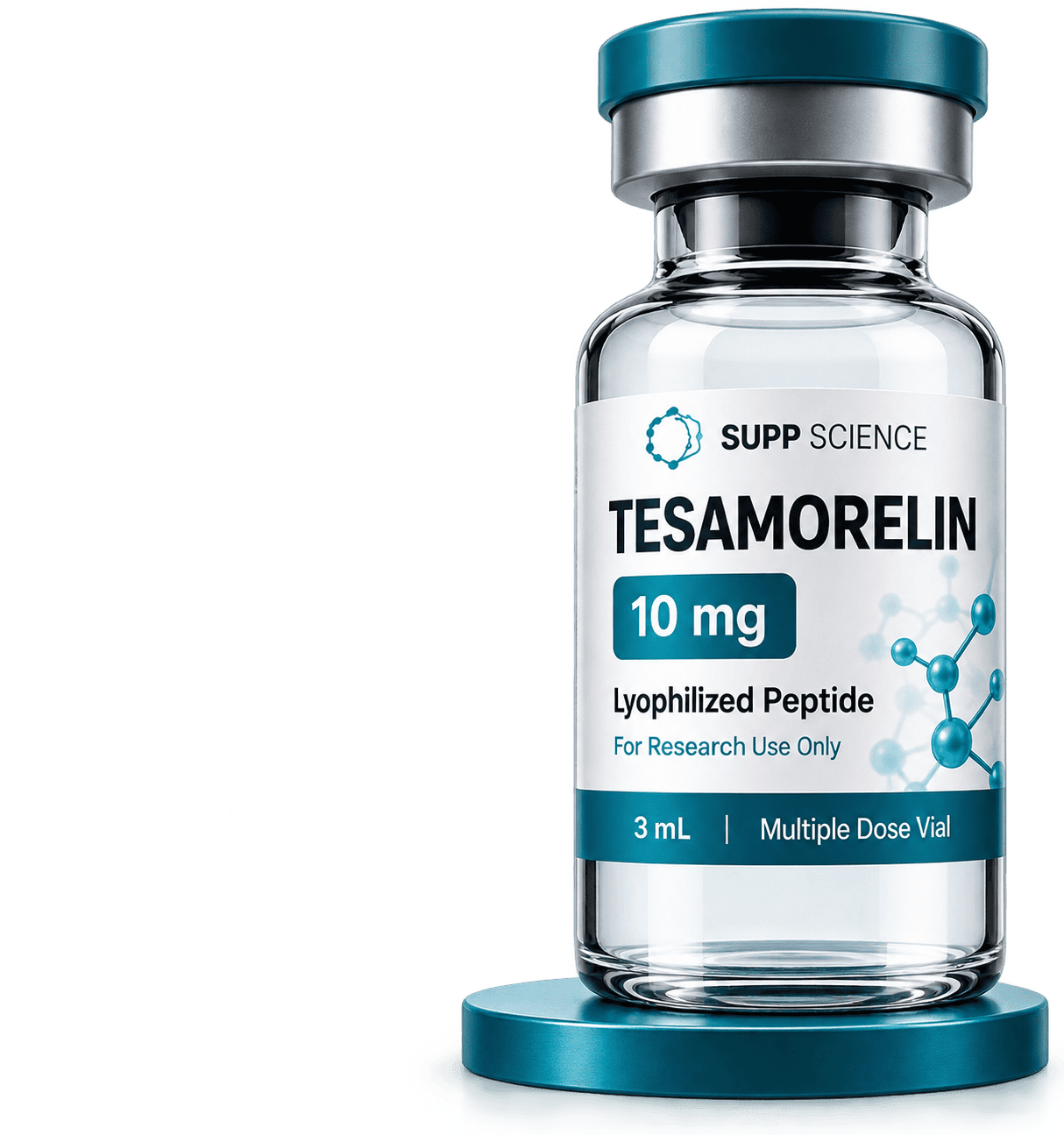Tesamorelin 10mg peptide vial