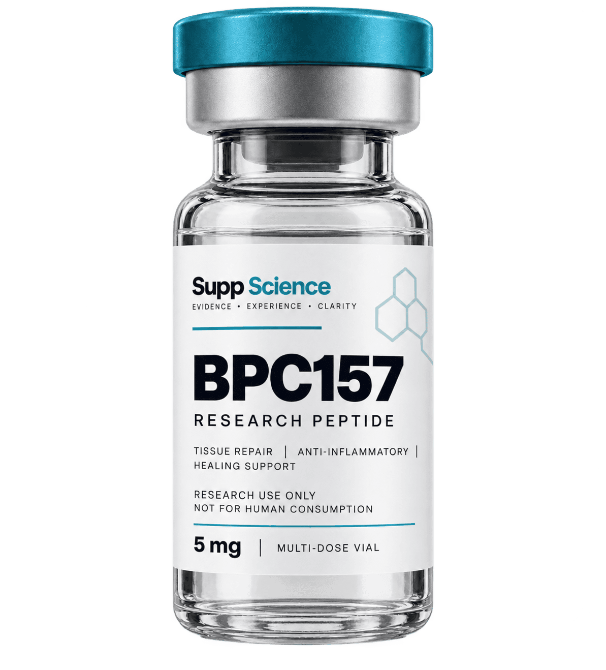 Supp Science BPC-157 research peptide vial