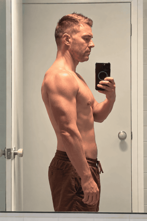 After six week Retatrutide review side view